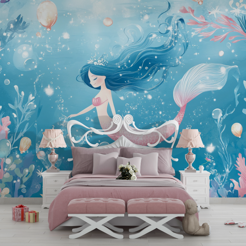 Princess Mermaid Wallpaper | Murals Wallpaper