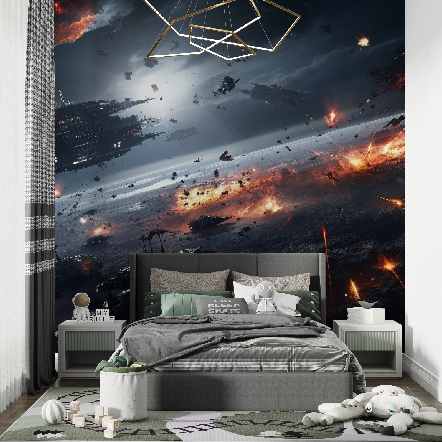 Star Wars Battle Wallpaper | Murals Wallpaper