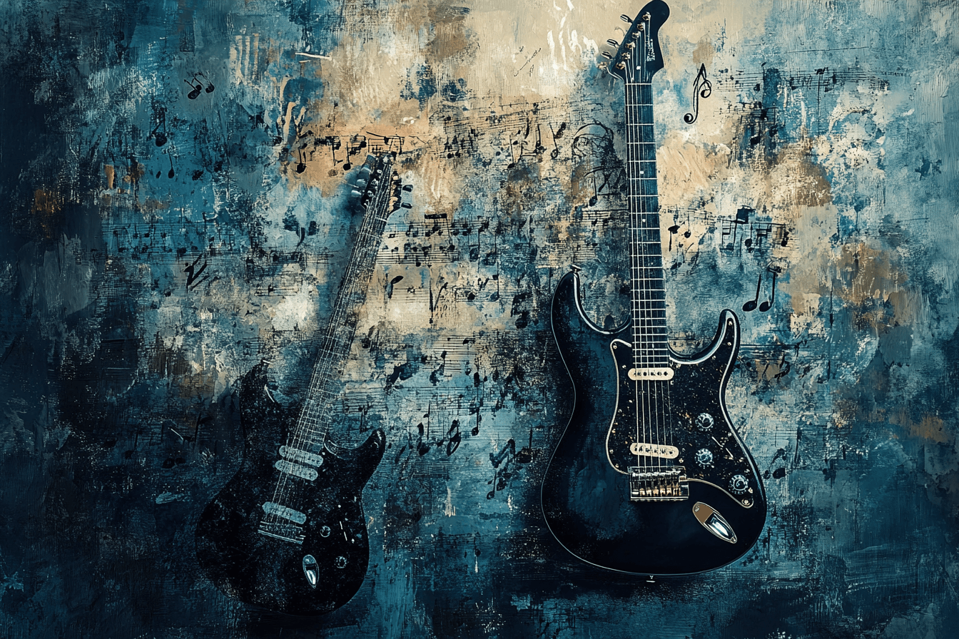 Guitar & Co. Wallpaper | Murals Wallpaper