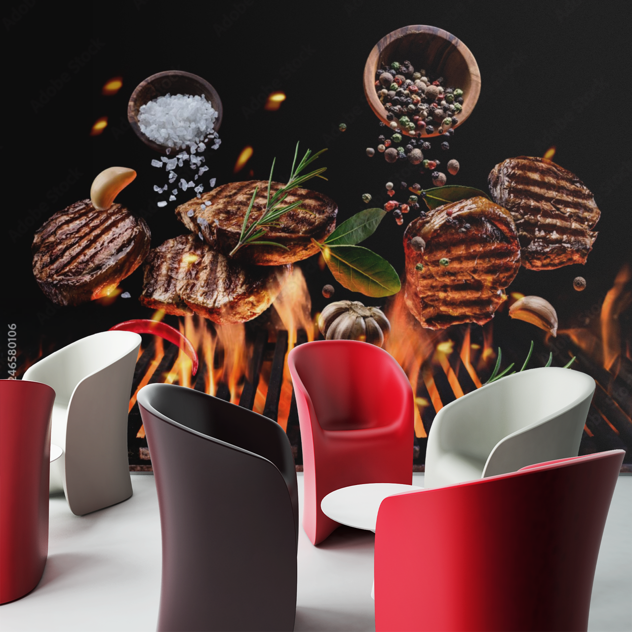 Fleischtapete | Wandbildtapete