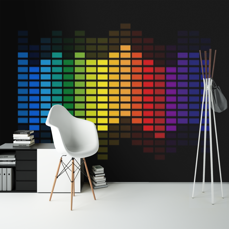 DJ-Sound-Hintergrundbild | Wandbild-Hintergrundbild