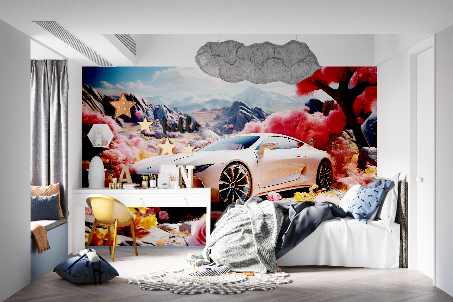 Luxury Car Giant Wallpaper | Murals Wallpaper