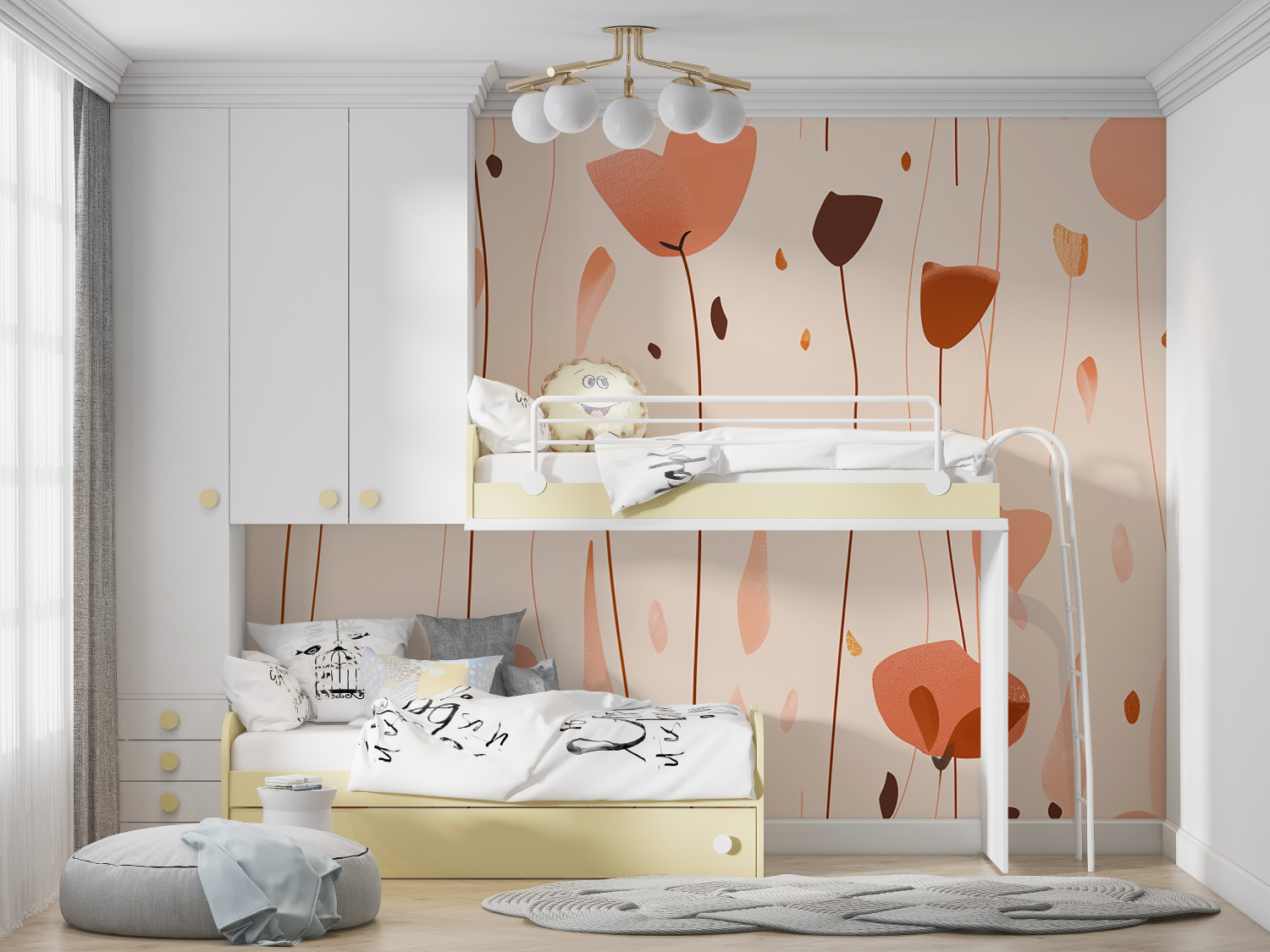 Tapeten für Kinder Terrakotta – Pano-Anime