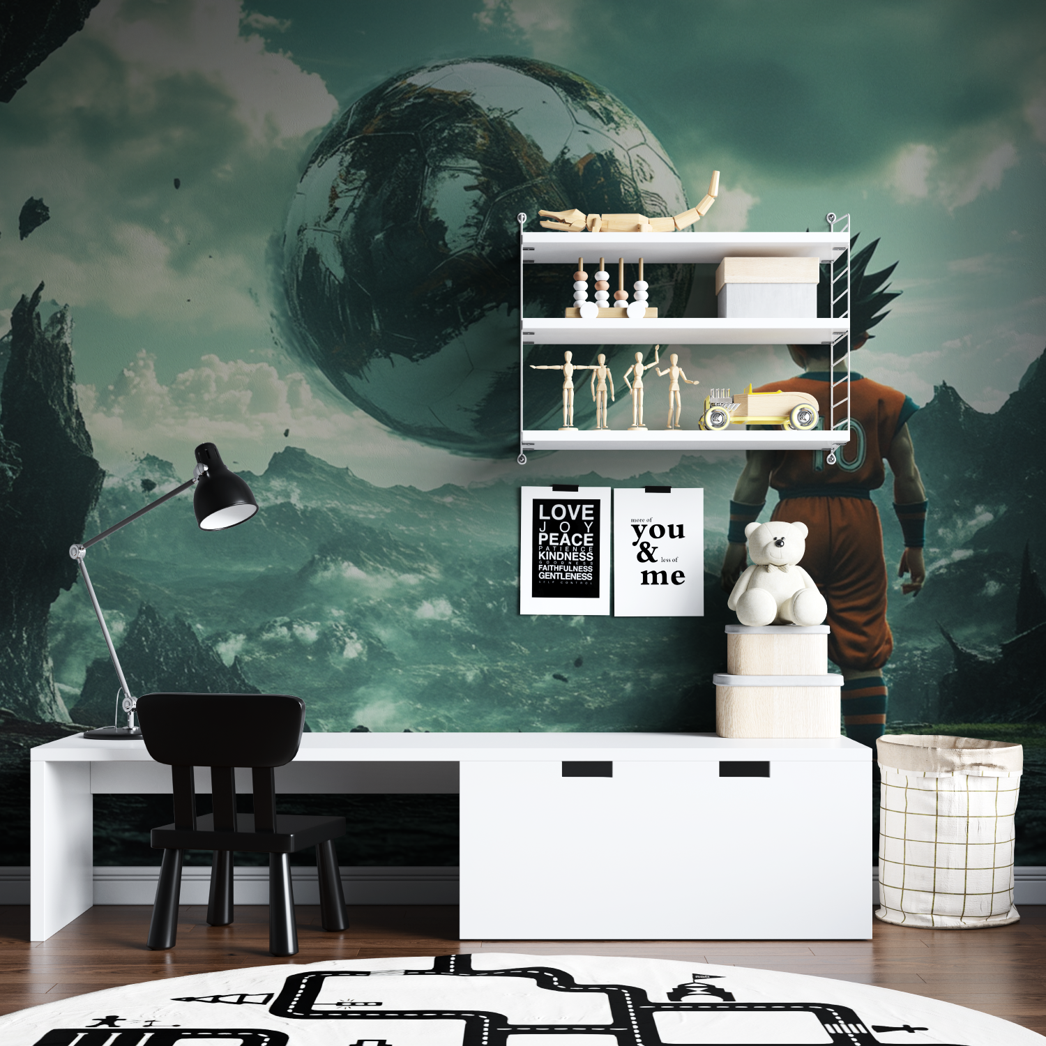 DBZ Soccer Ball Wallpaper | Murals Wallpaper