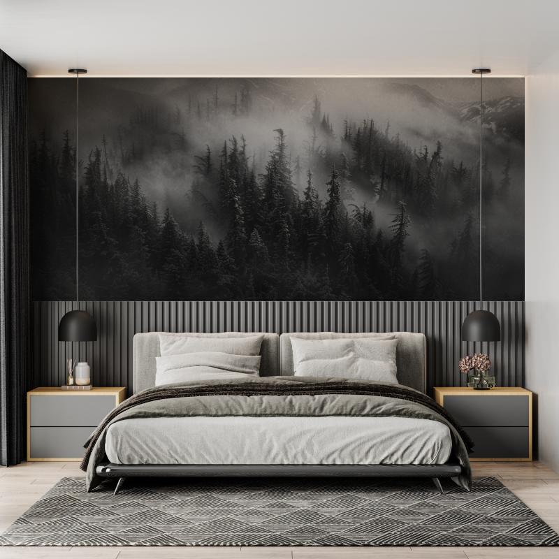 Mystic Mist Mountain Wallpaper | Murals Wallpaper