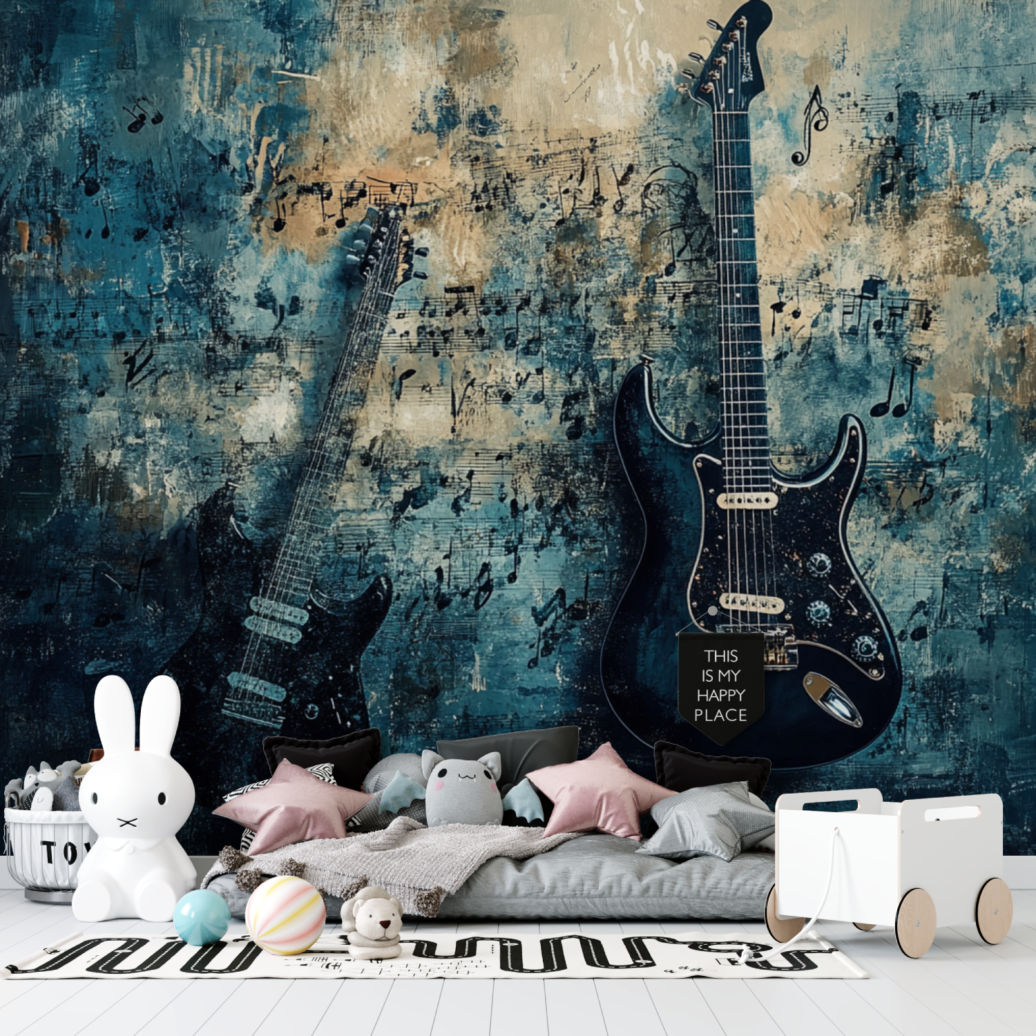 Guitar & Co. Wallpaper | Murals Wallpaper