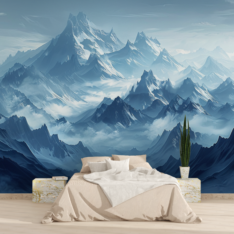 Blue Mountain Wallpaper Mural | Murals Wallpaper
