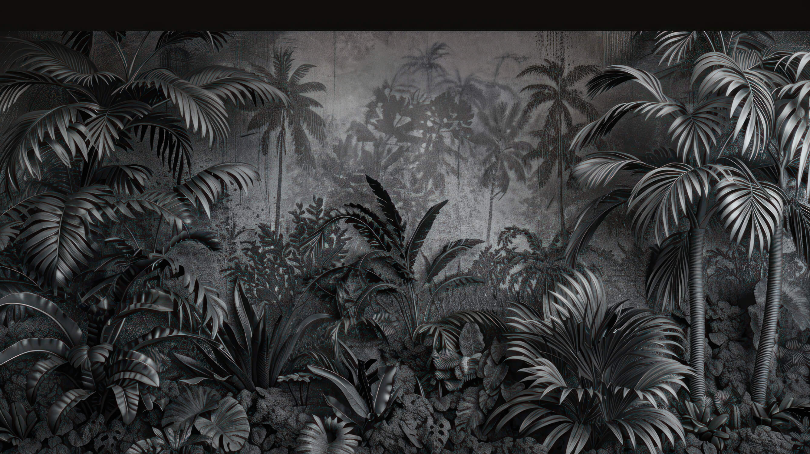 Black Jungle Wallpaper | Murals Wallpaper
