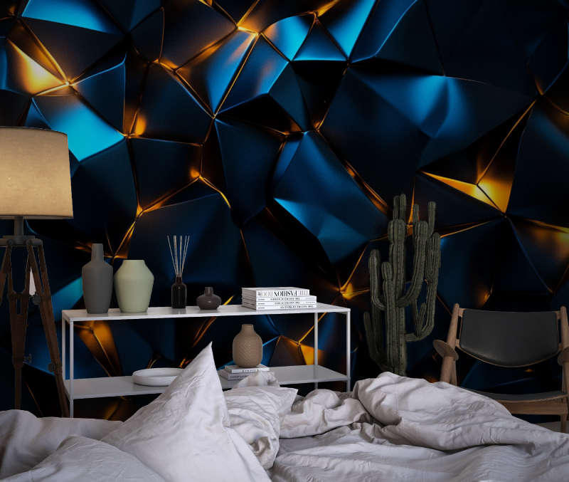 XXL Neon-Effekt-Tapete | Wandbilder Tapete