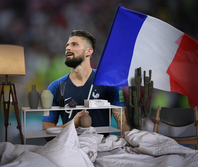 Giroud Soccer Wallpaper | Murals Wallpaper