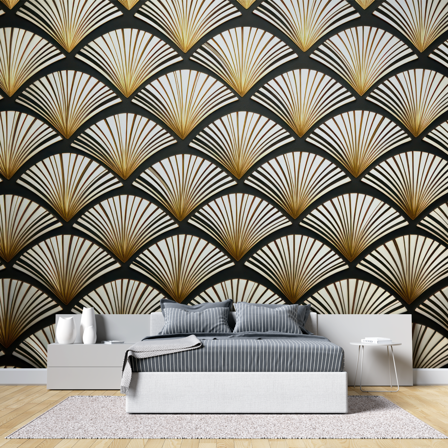 Art Deco Golden Mystery Wallpaper | Murals Wallpaper