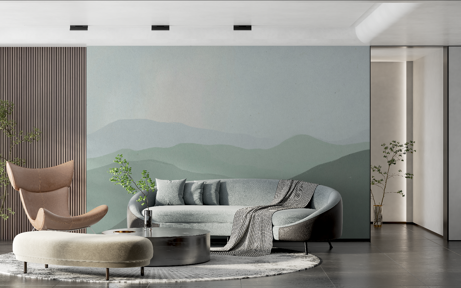 Green Mountain Wallpaper | Murals Wallpaper