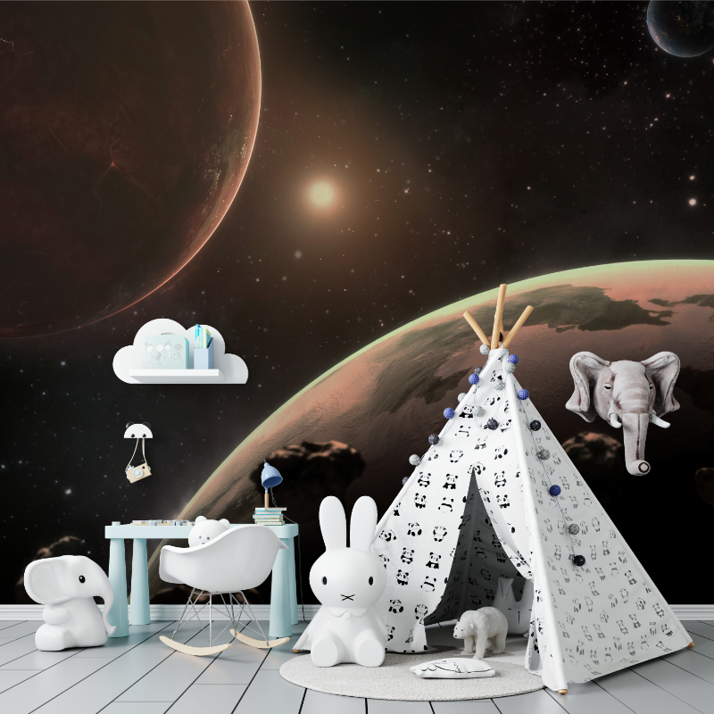 Weltraumplaneten-Tapetenposter | Wandbildtapete