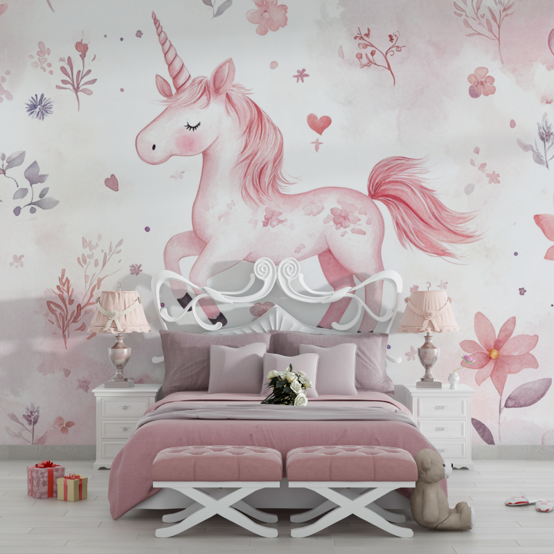 Legendary Friendship Unicorn Wallpaper | Murals Wallpaper