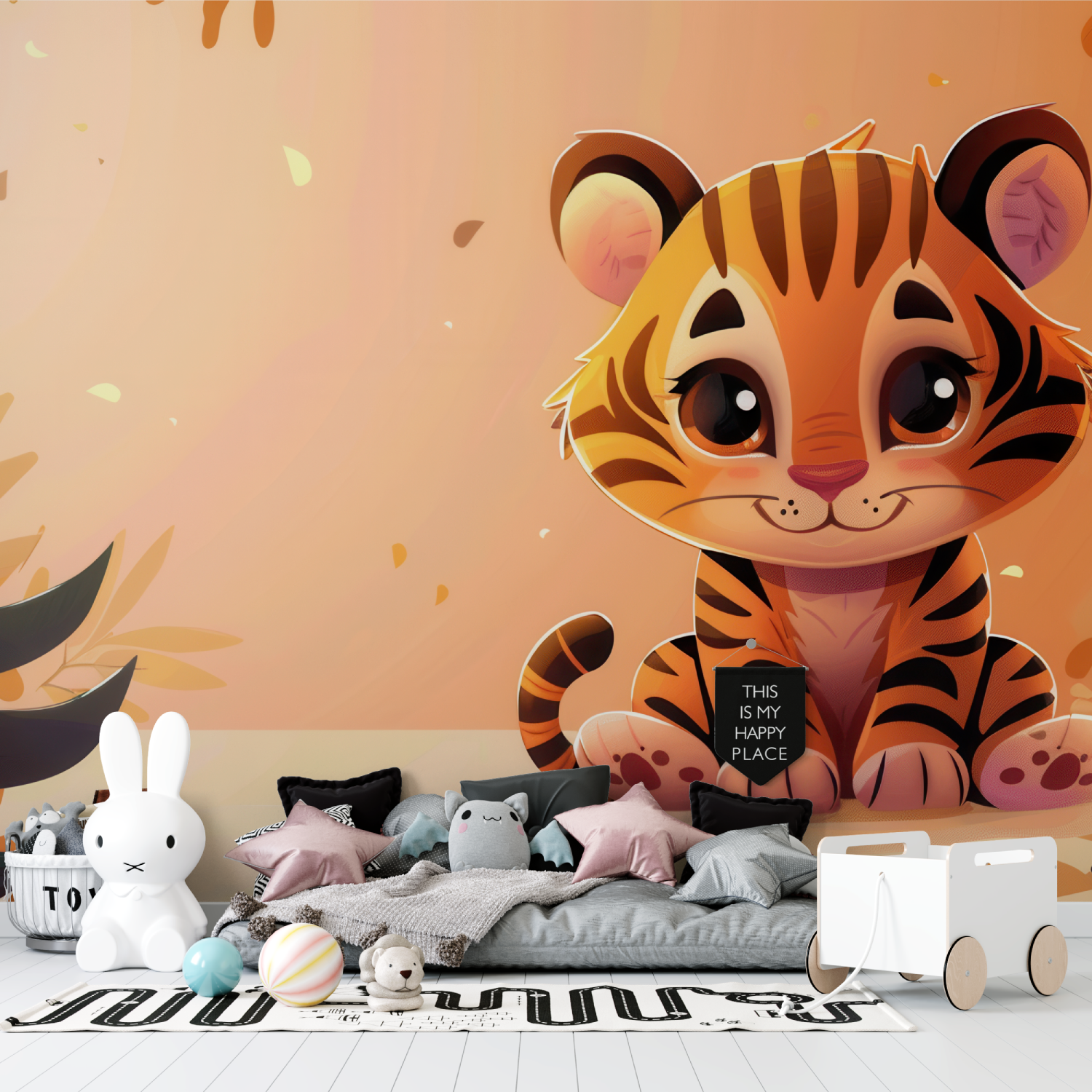 Tiger Wallpaper for Kids | Murals Wallpaper