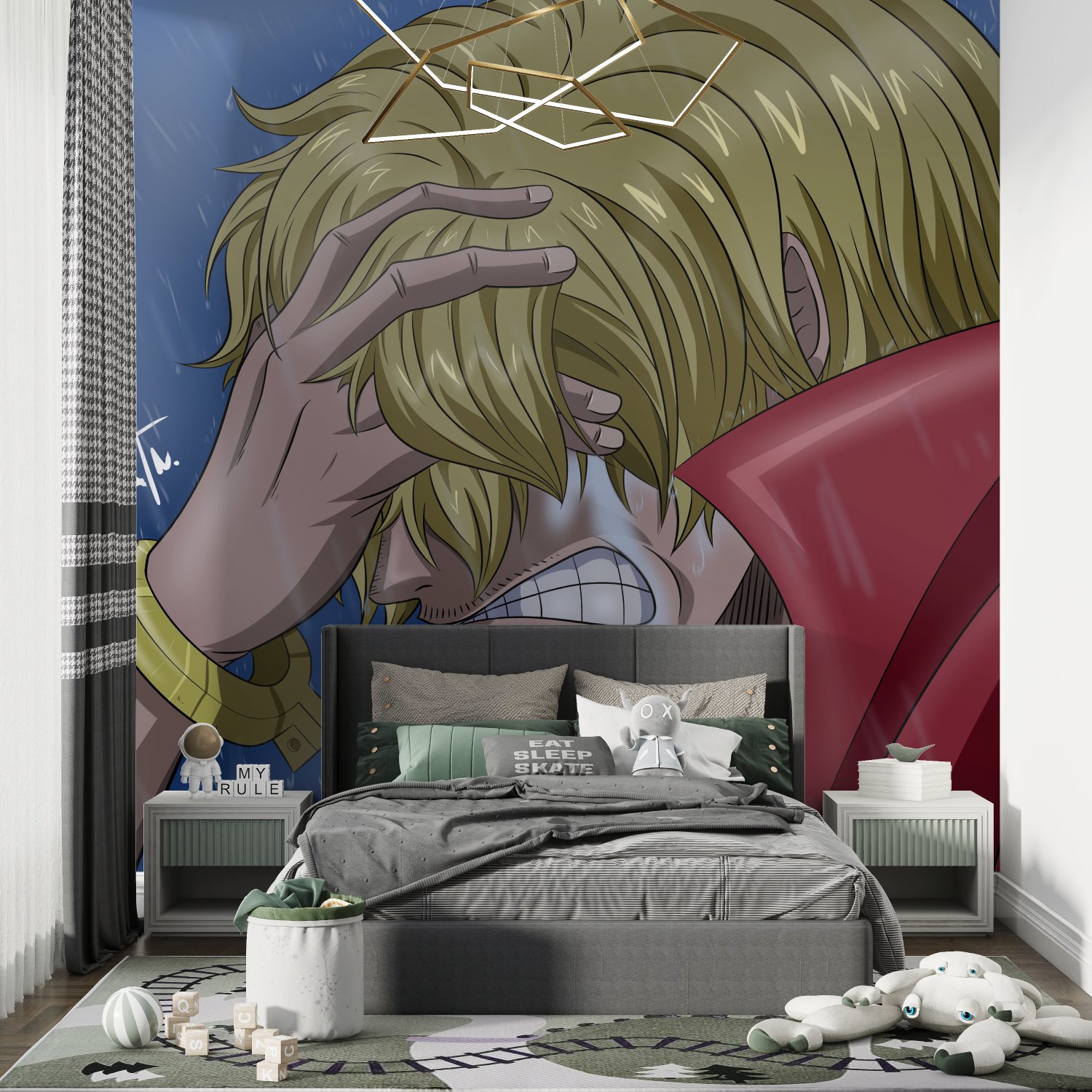 One Piece Whole Cake Wallpaper | Murals Wallpaper