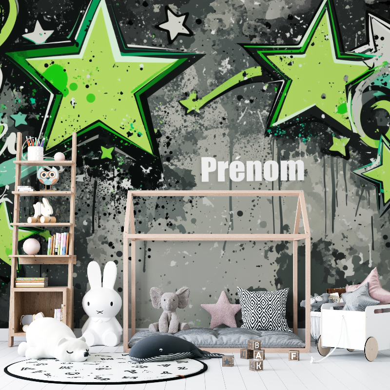 Graffiti Namens-Tapete | Murals Wallpaper