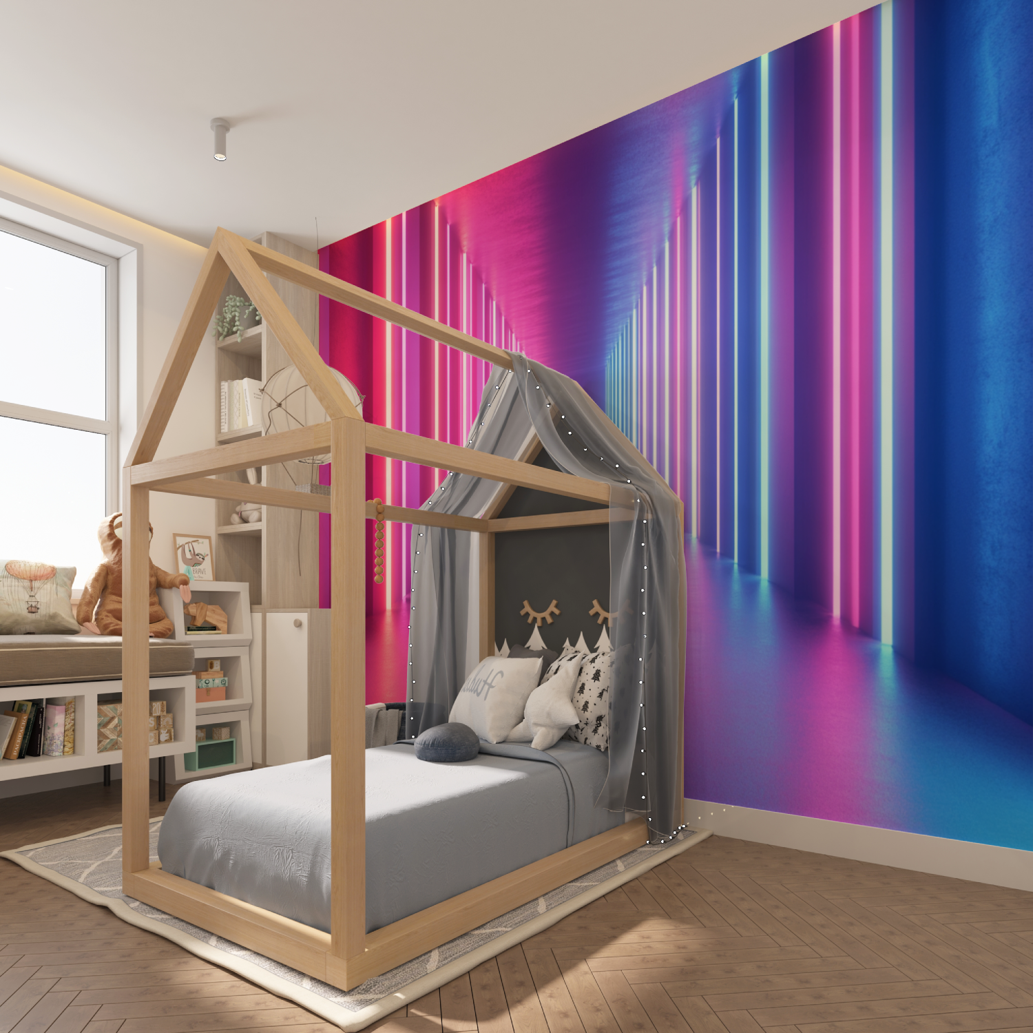 Night Box Wallpaper | Murals Wallpaper