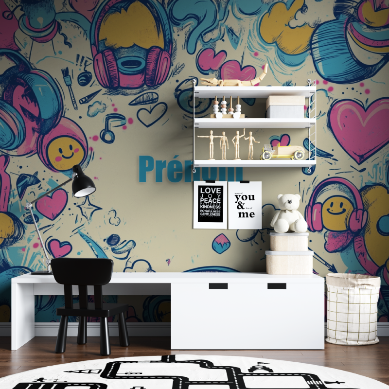 Name Tag Wallpaper | Murals Wallpaper