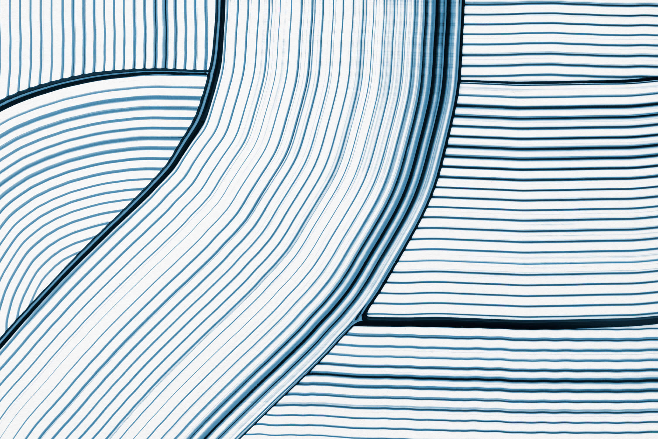 Blue Wave Design Wallpaper | Murals Wallpaper