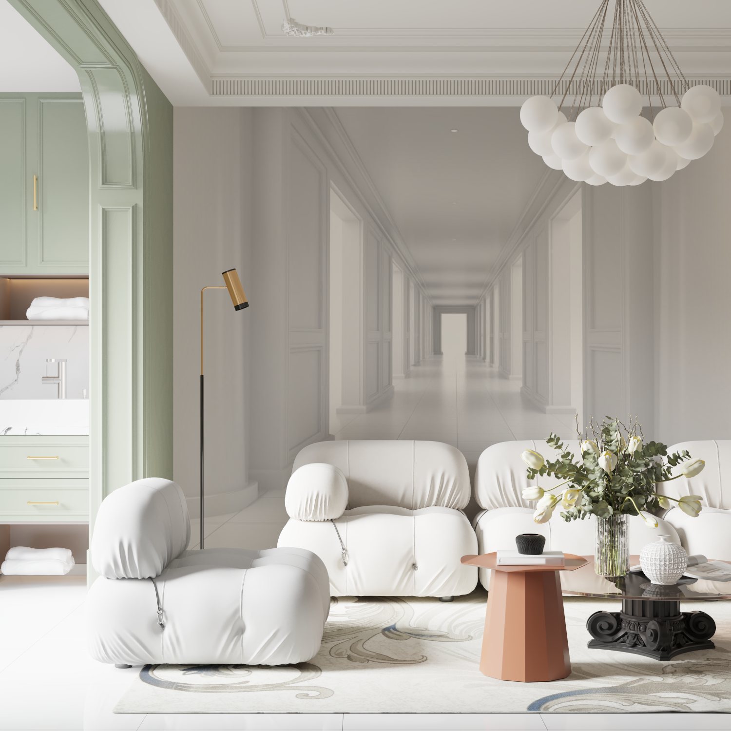 3D Wallpaper Bedroom Trompe L'Oeil | Murals Wallpaper