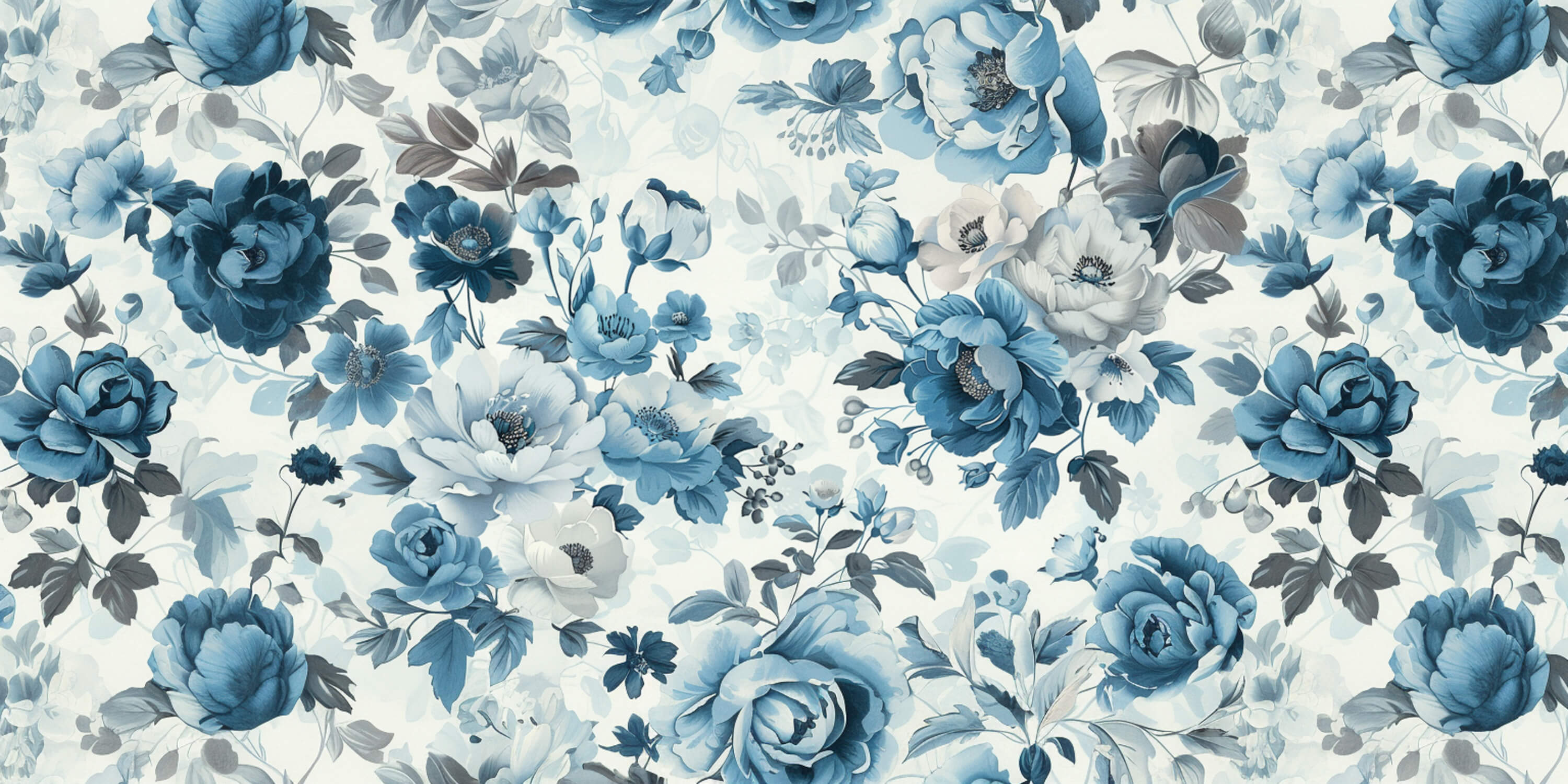 Vintage Blue Wallpaper | Murals Wallpaper