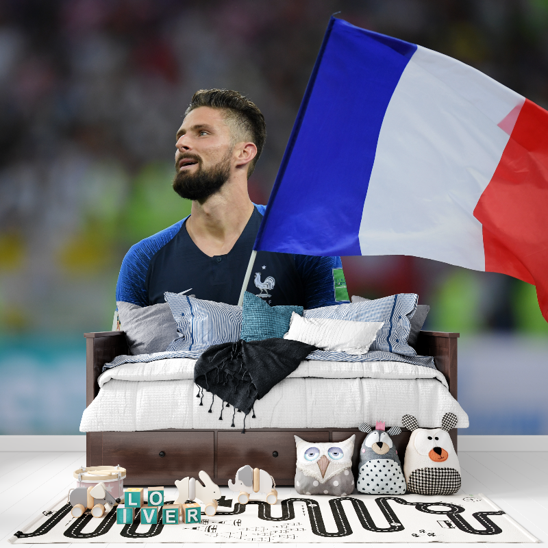 Giroud-Fußball-Hintergrundbild | Wandbild