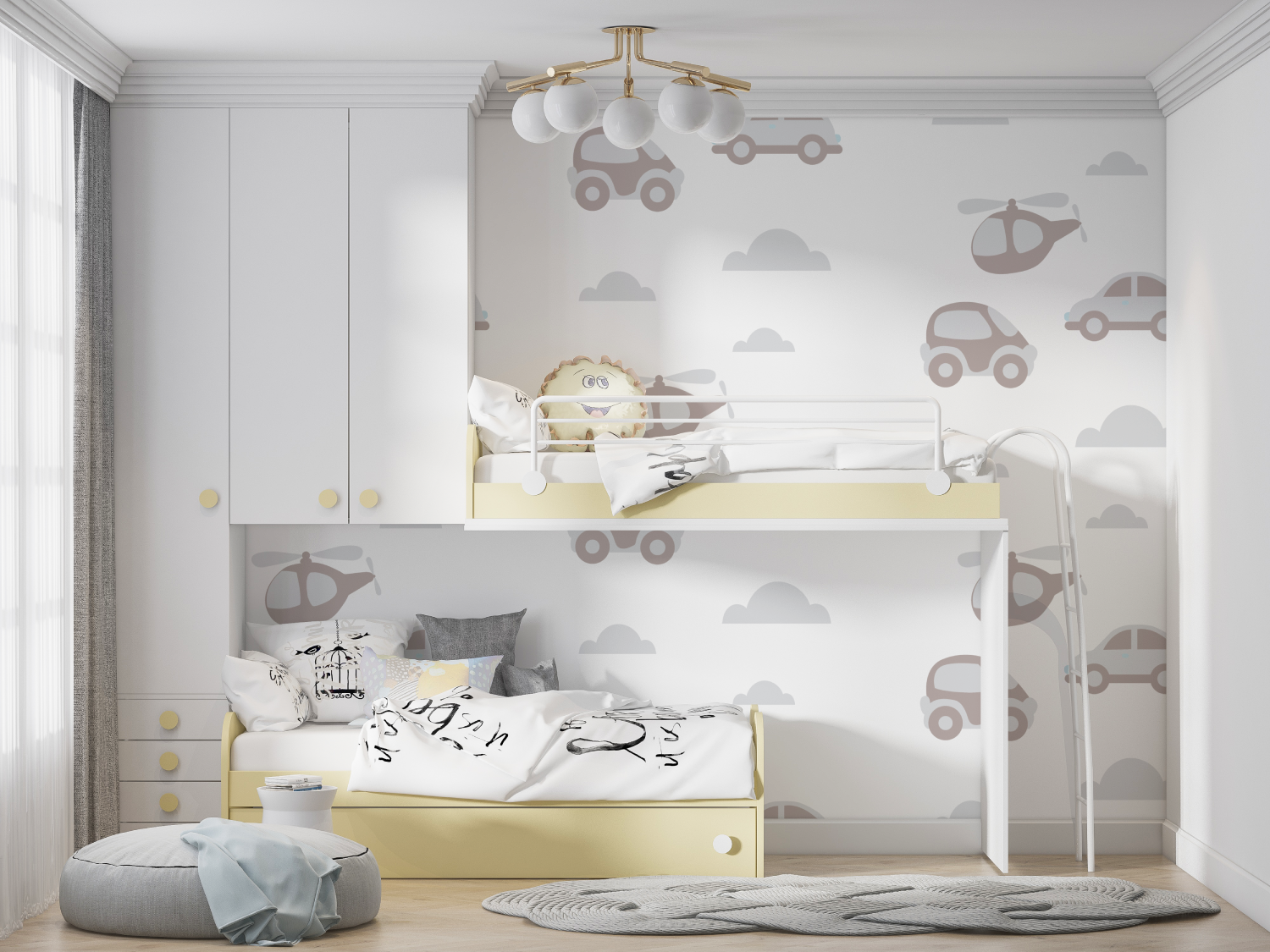 Little Car Wallpaper | Murals Wallpaper