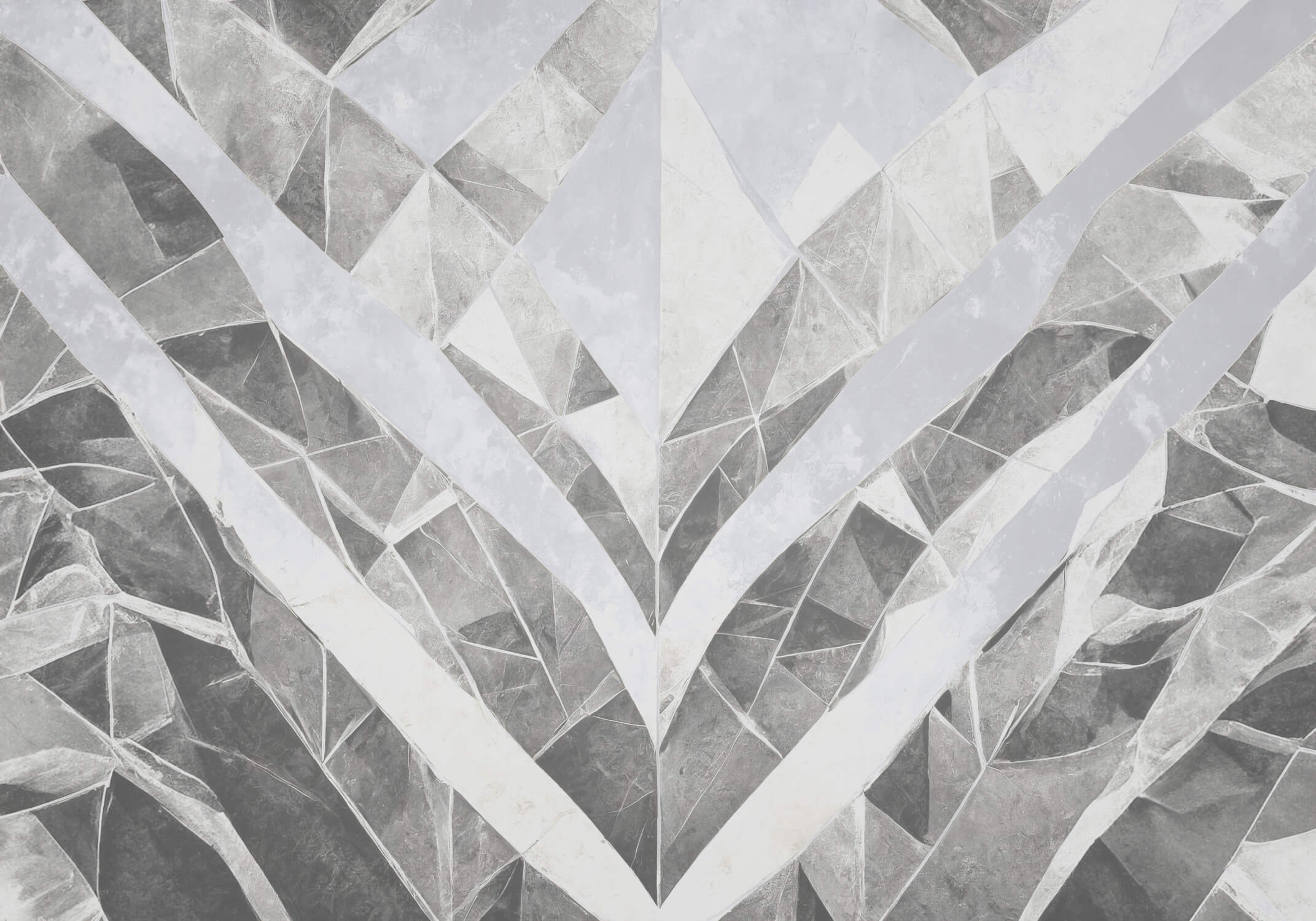 Gray and White Living Room Wallpaper | Murals Wallpaper