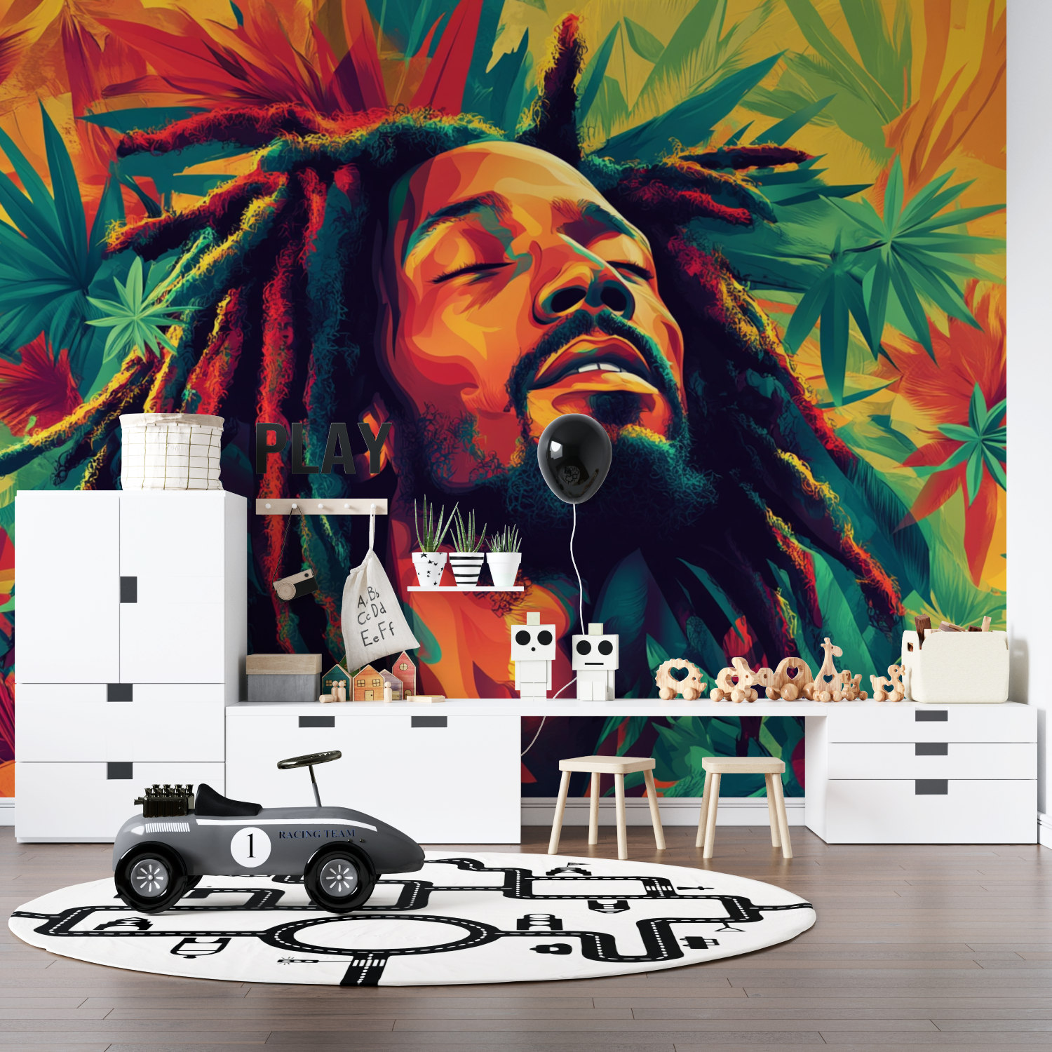 Bob Marley Reggae-Tapete | Wandbilder