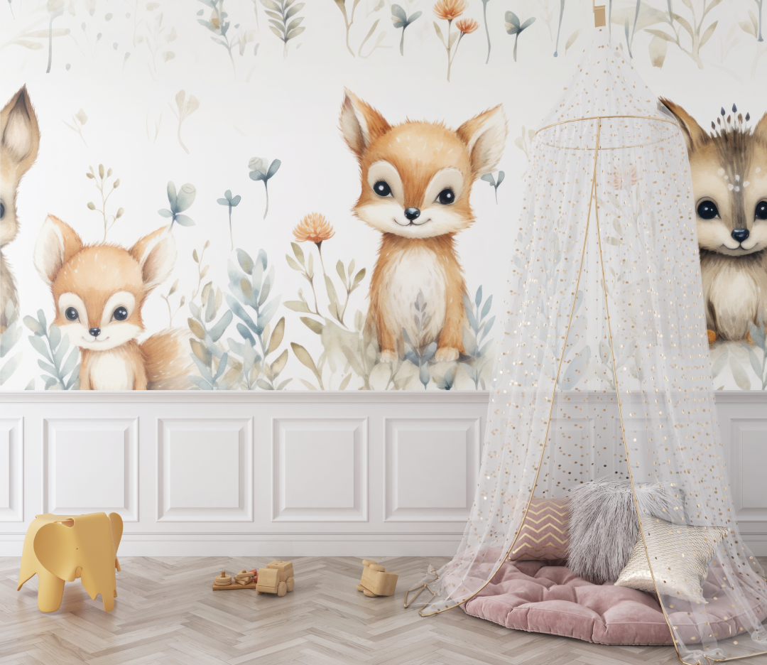 Bohemian Fox Wallpaper | Murals Wallpaper