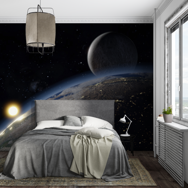 Earth Space Wallpaper | Murals Wallpaper