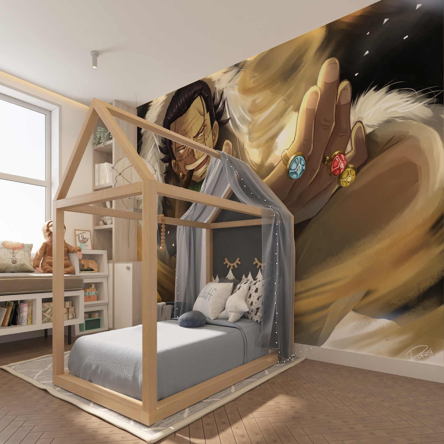 Crocodile Cartoon Wallpaper | Murals Wallpaper