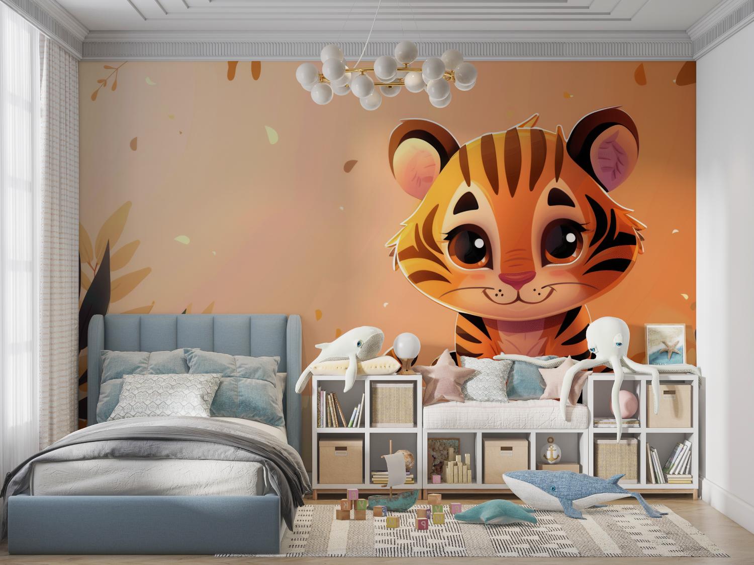 Tiger Wallpaper for Kids | Murals Wallpaper