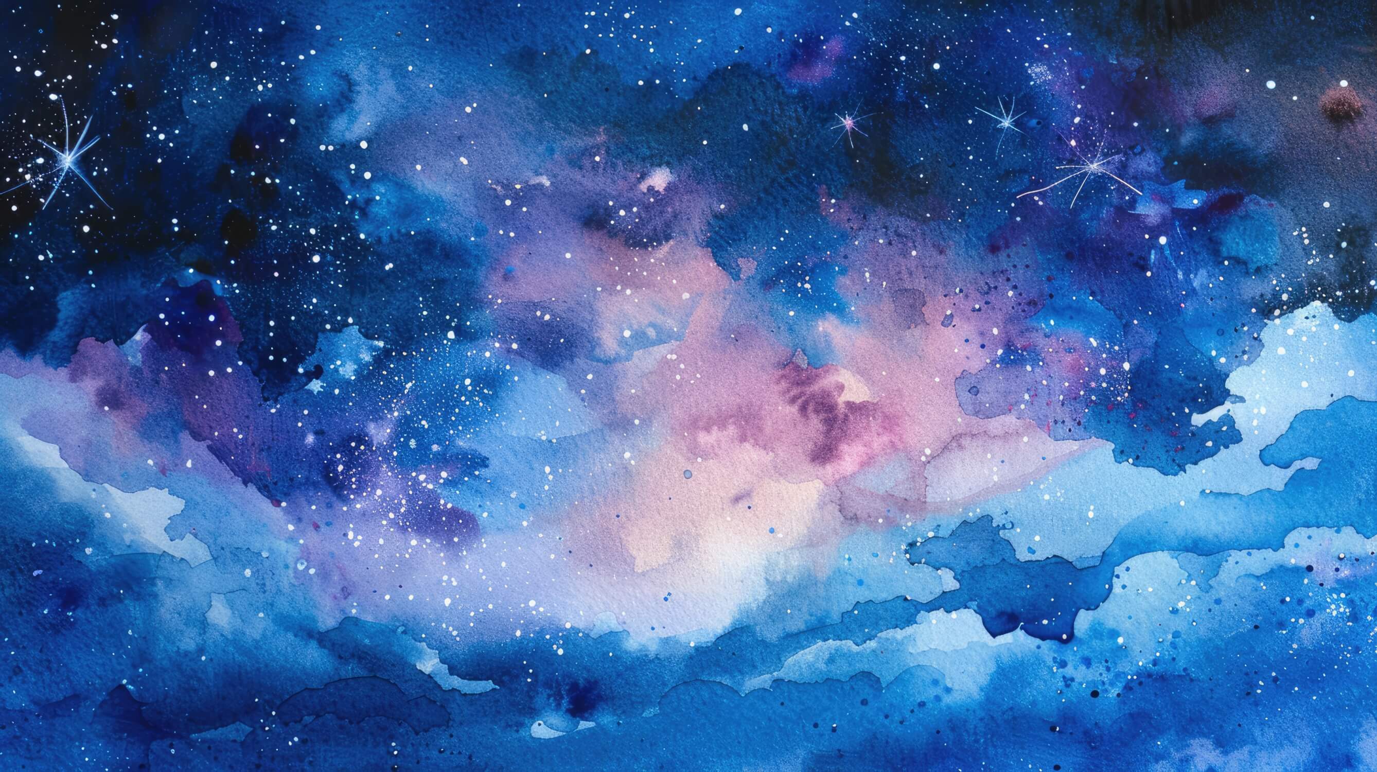 Watercolor Sky Wallpaper for Teens | Murals Wallpaper