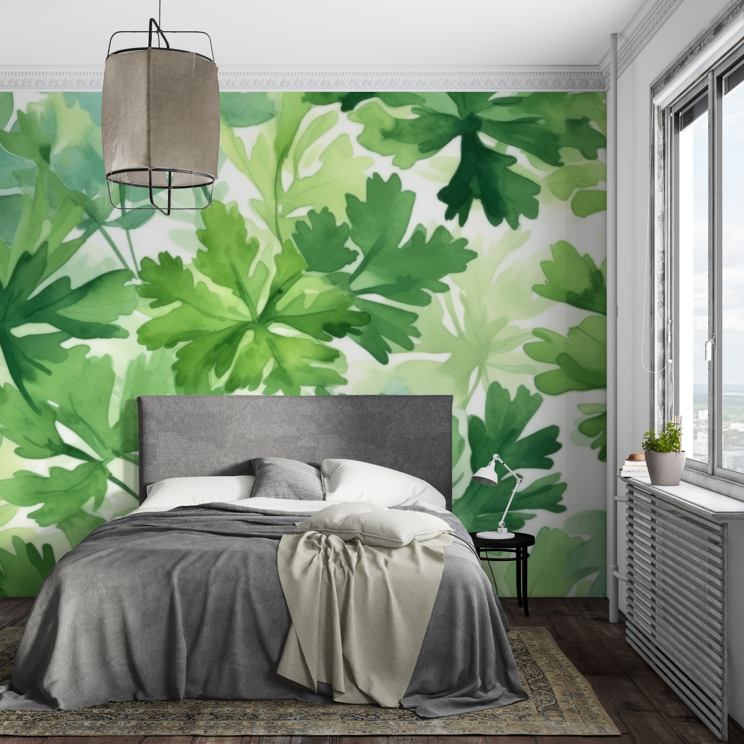 Green Botanical Wallpaper | Murals Wallpaper