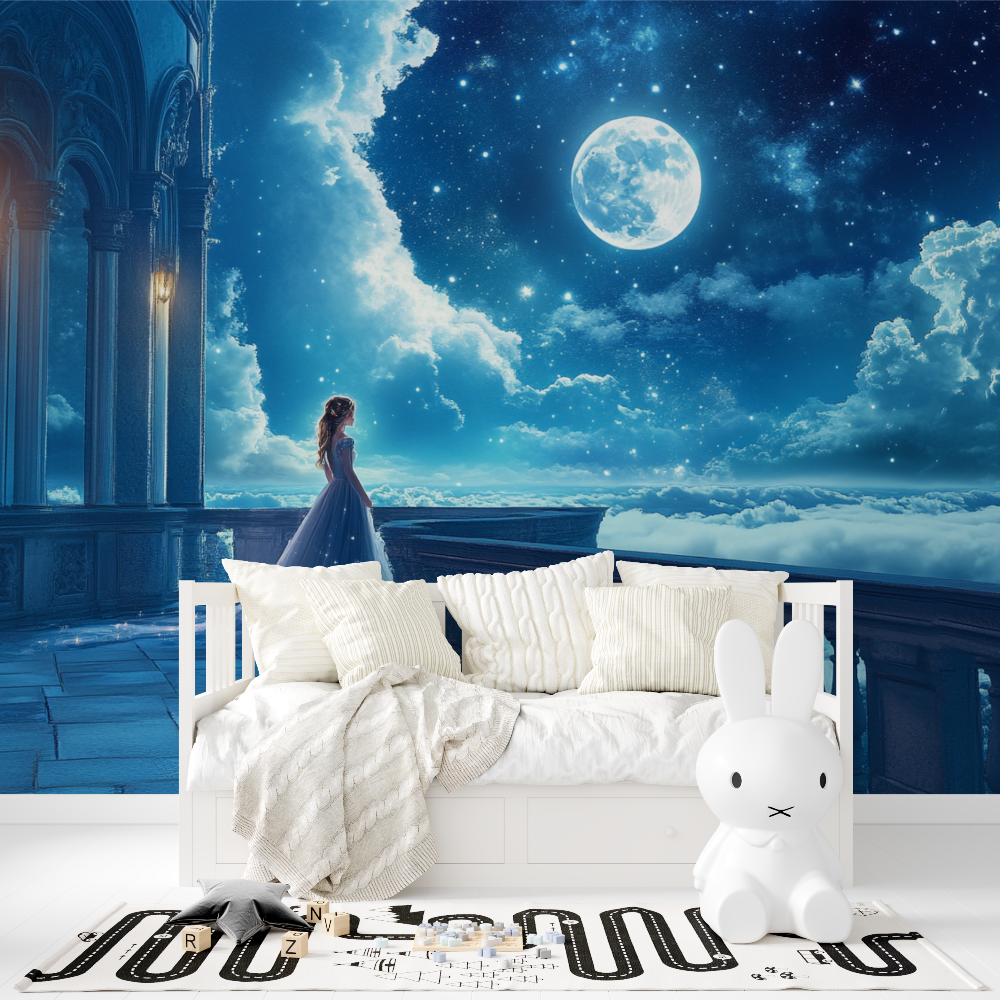 Magical Night Princess Wallpaper | Murals Wallpaper