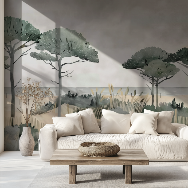 Tapeten-Panorama-Panorama-Paysage-Chambre-Canape-Tendenz