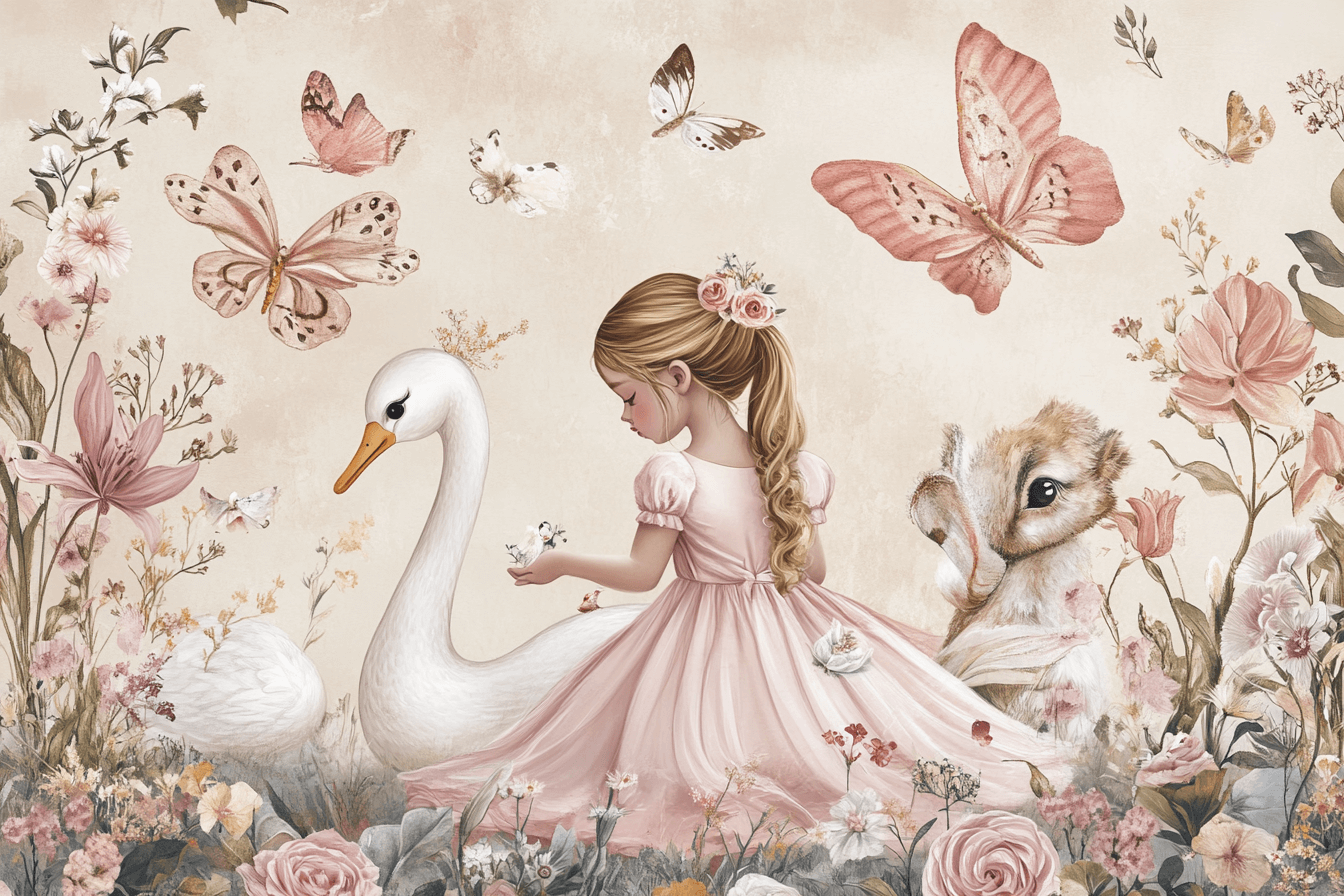 Princess and Her Friends Wallpaper | Murals Wallpaper