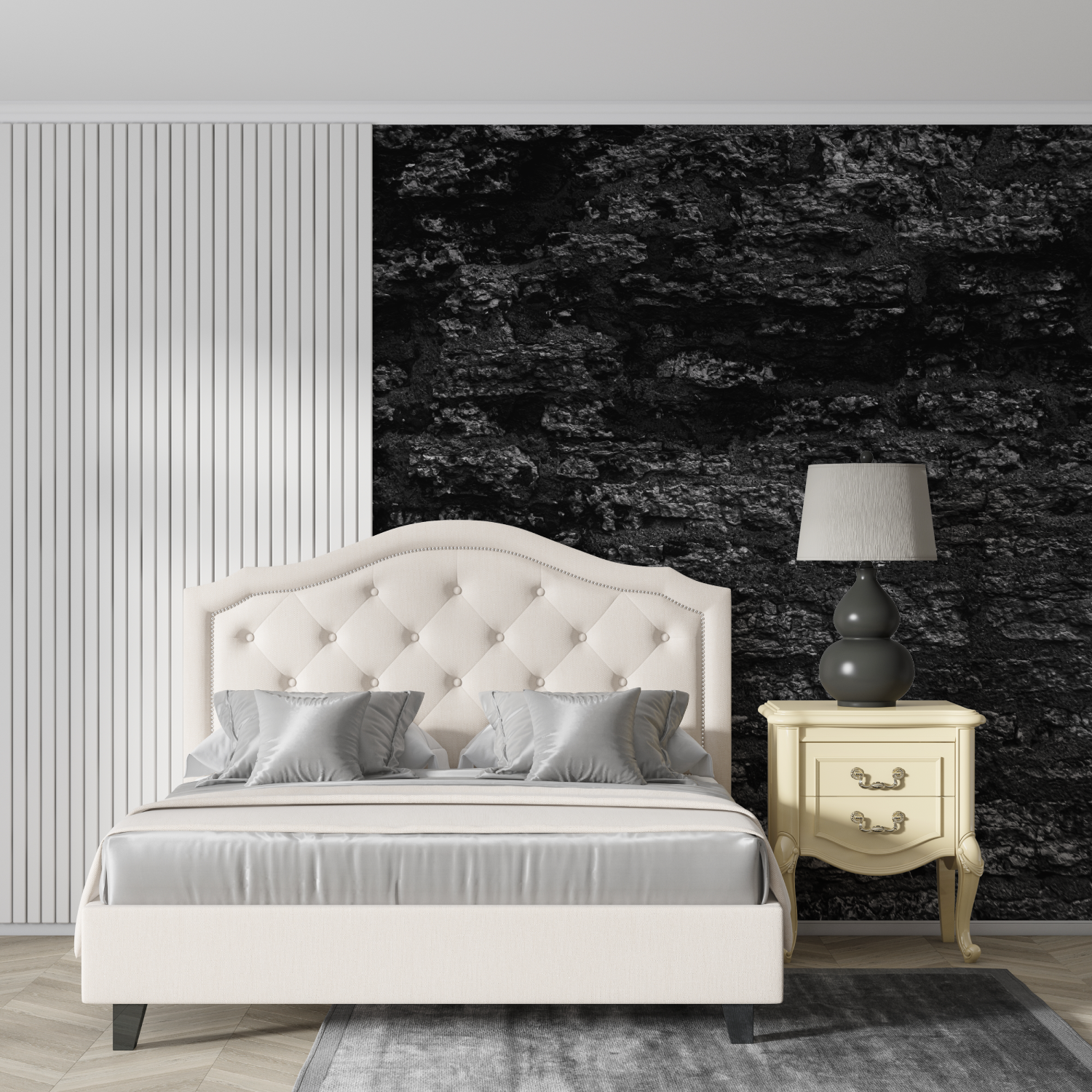 Black Stone Wallpaper | Murals Wallpaper