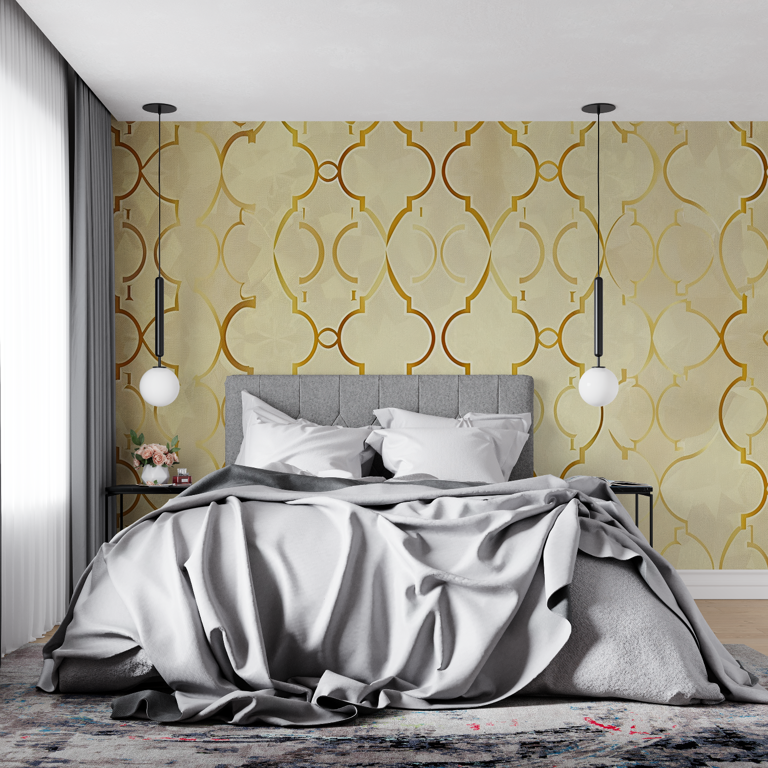 Textured Gold Wallpaper | Murals Wallpaper