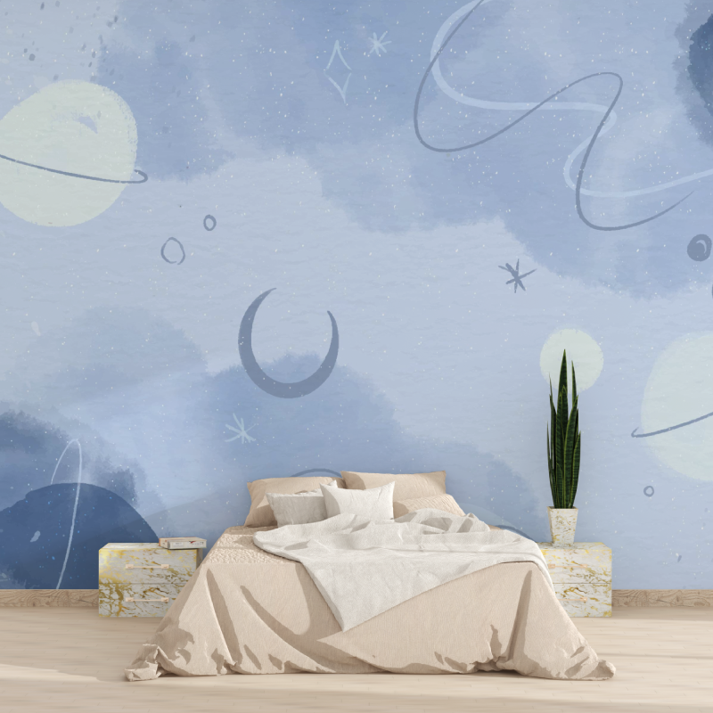 Space Planet Wallpaper for Kids | Murals Wallpaper