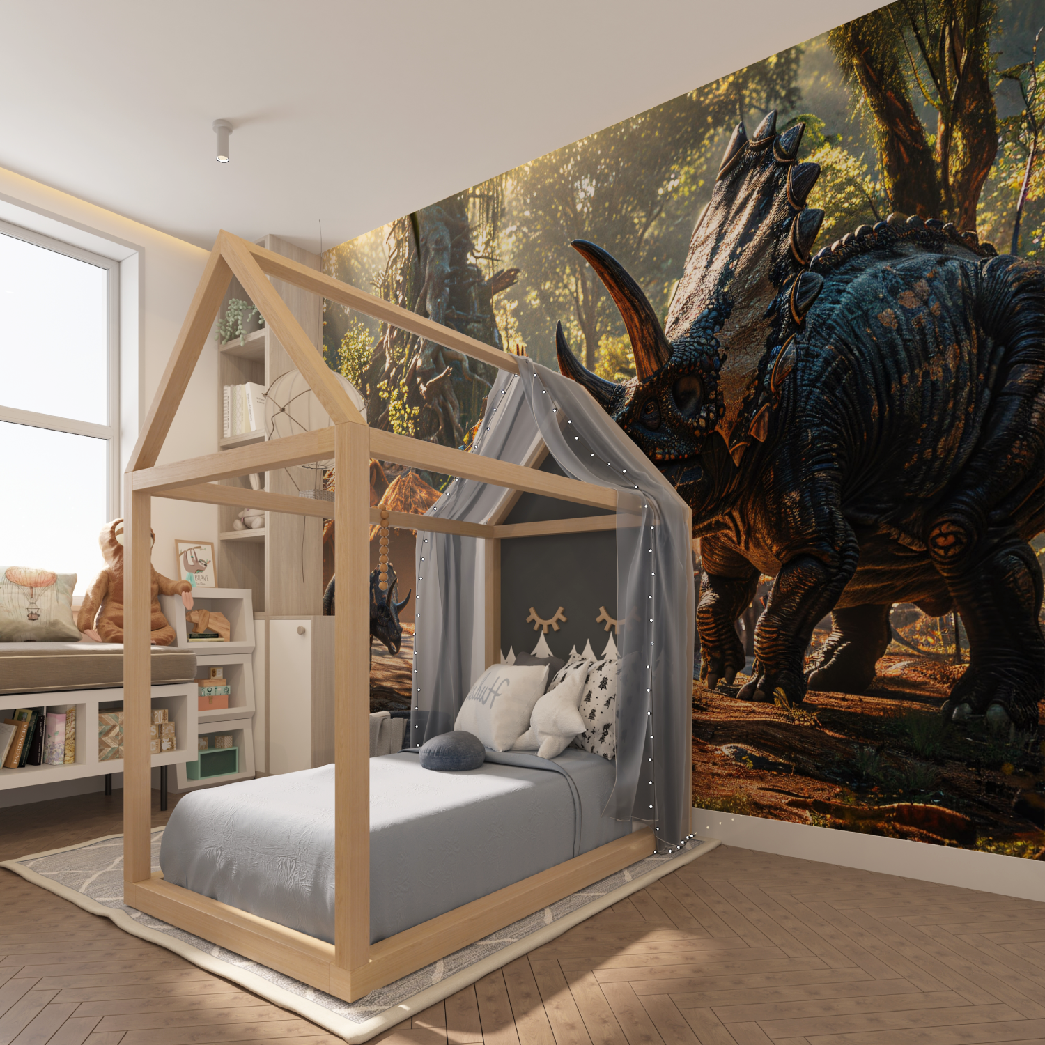 Triceratops Dinosaur Wallpaper | Murals Wallpaper