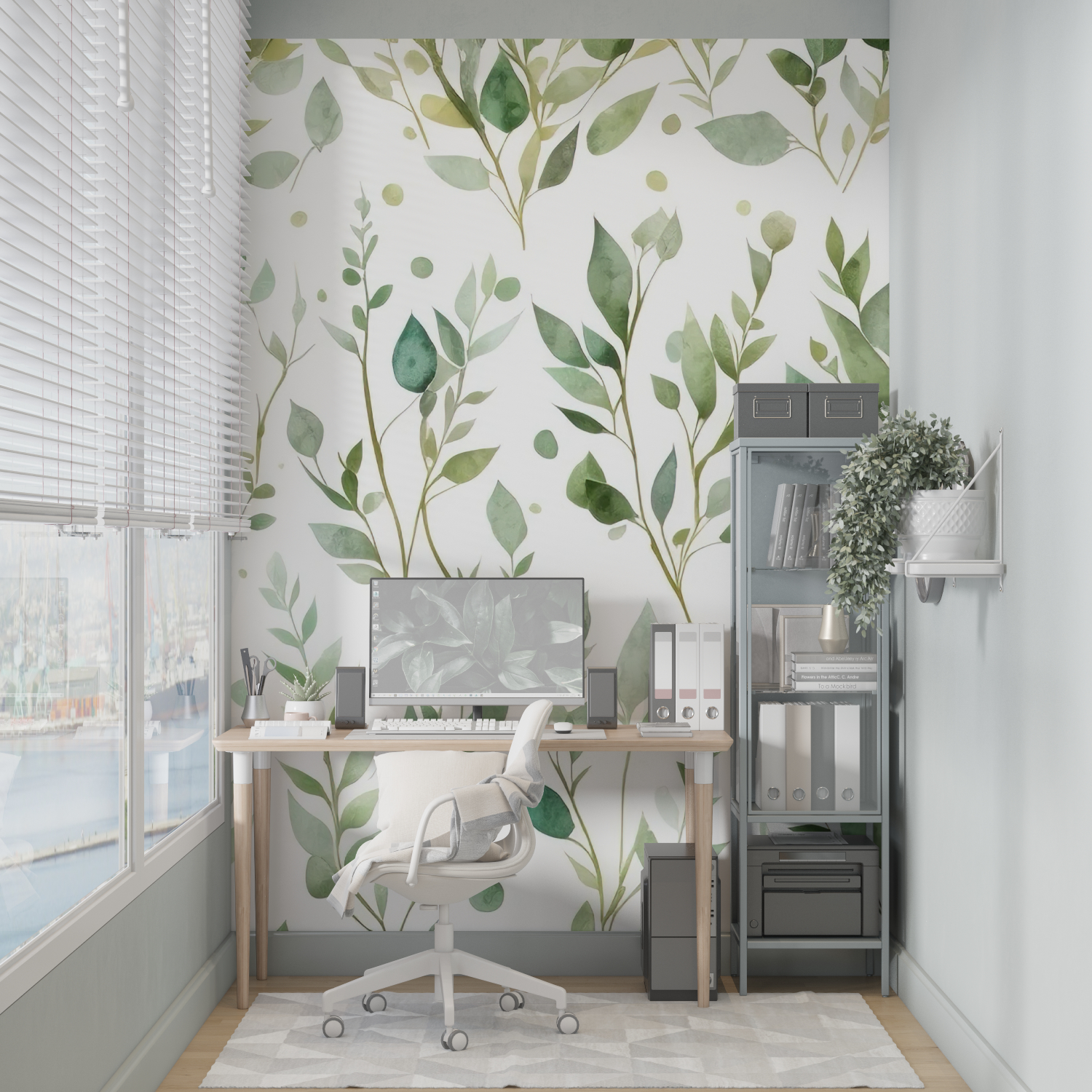 Green Foliage Mural Wallpaper | Murals Wallpaper