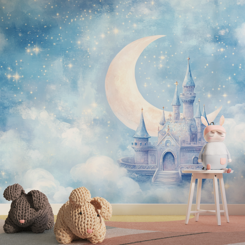 Baby Mond Tapete | Wandbilder Tapete