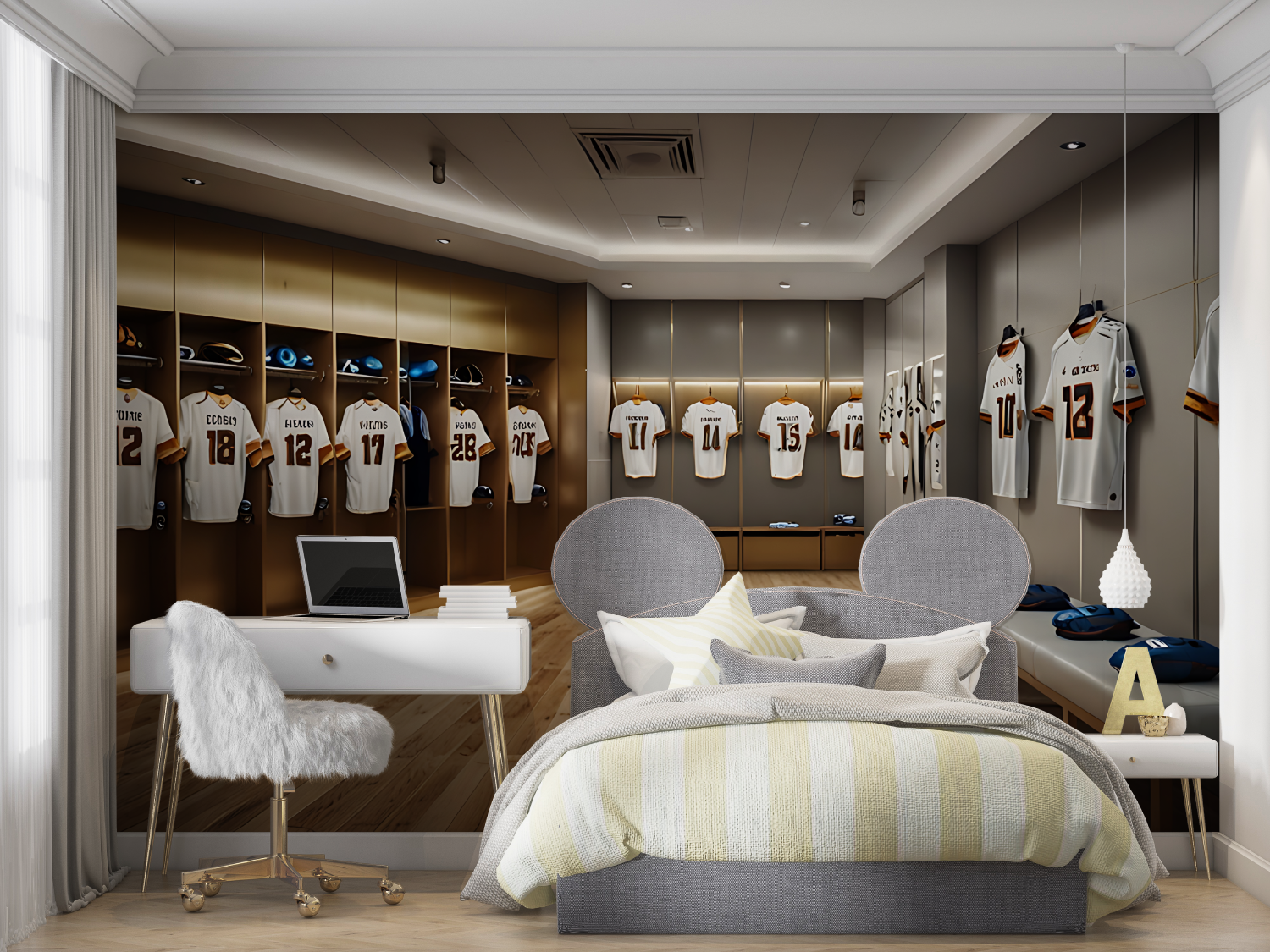 Locker Room Wallpaper | Murals Wallpaper