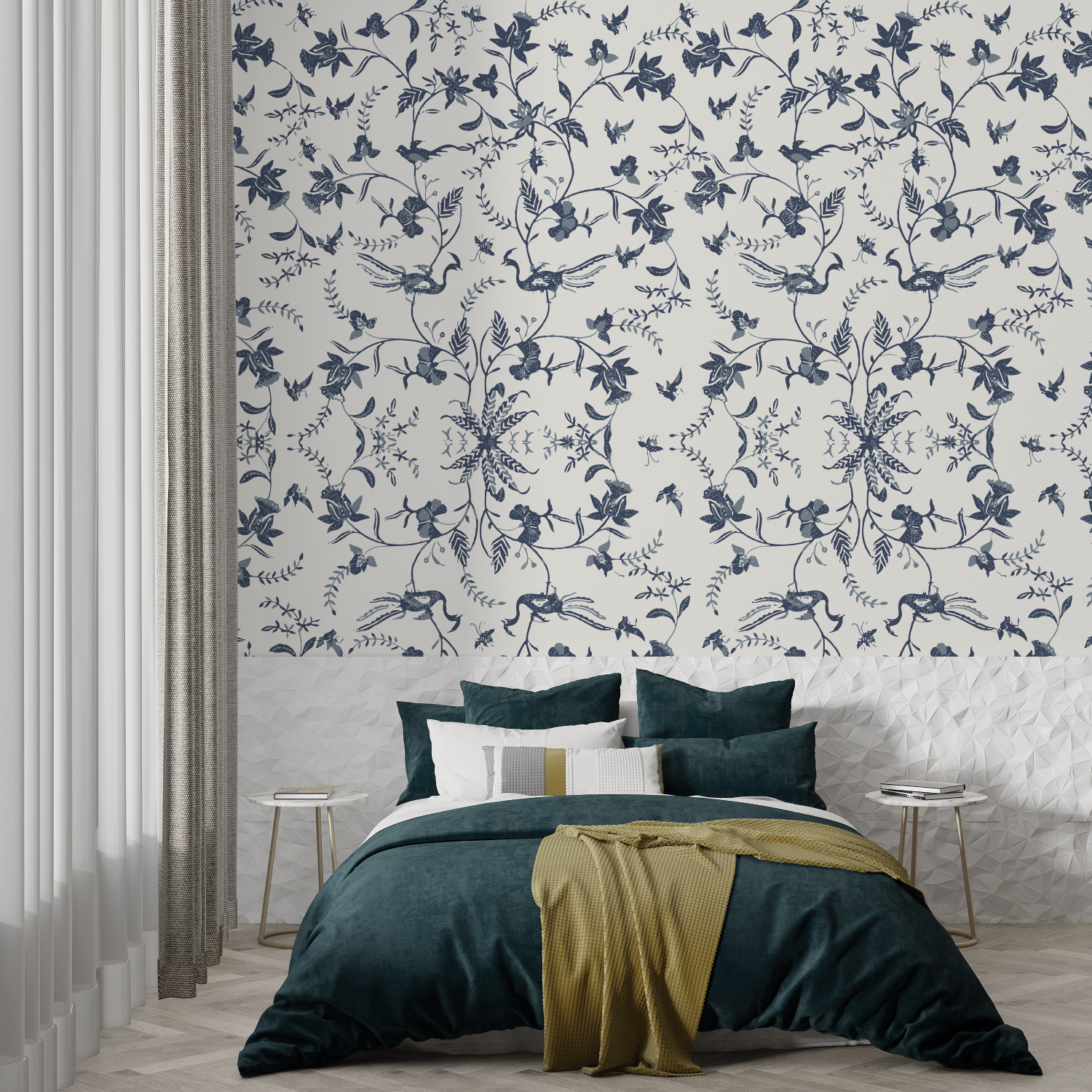 Toile de Jouy Wallpaper | Murals Wallpaper