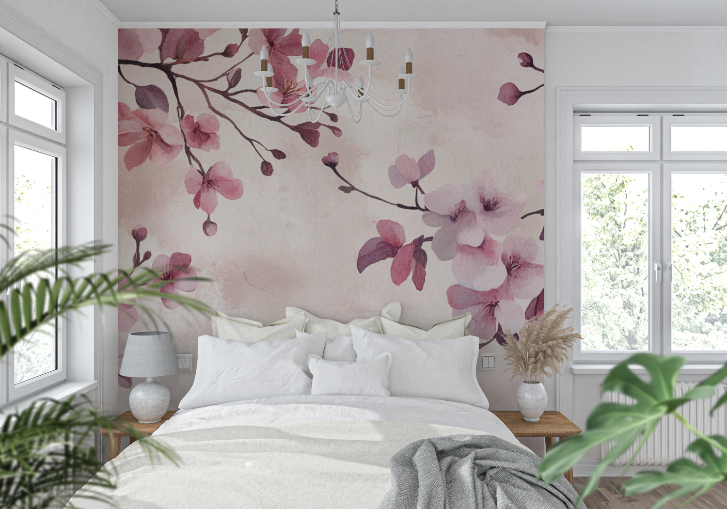 Floral Branches Trend Wallpaper | Murals Wallpaper