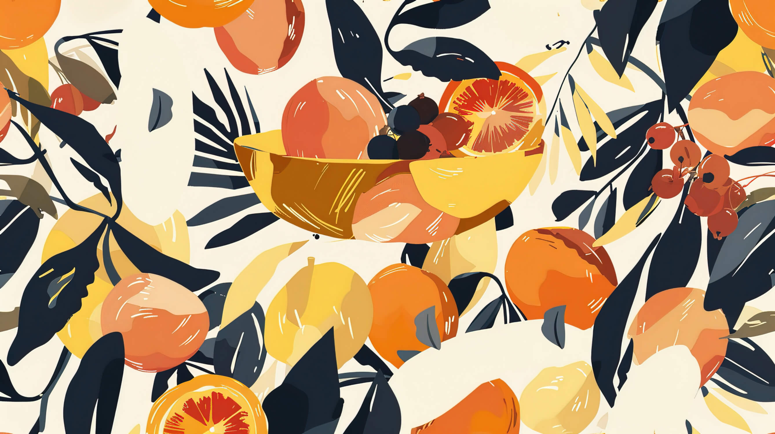 Orange Design Wallpaper | Murals Wallpaper