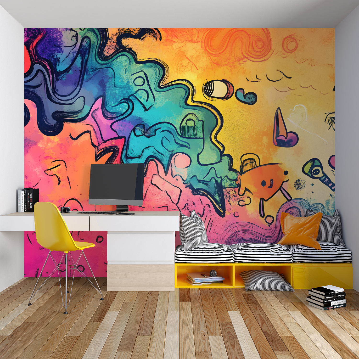 Teen Graffiti Wallpaper | Murals Wallpaper